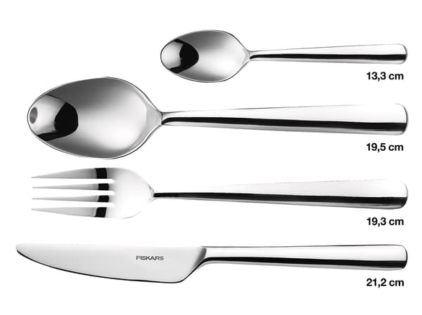 Fiskars Functional Form bestick, 24-delars presentförpackning, blank