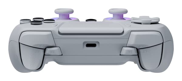Oniverse Starion PS5 trådlös Bluetooth-spelkontroll, Marmorvit