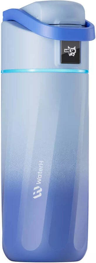 WaterH BOOST Chug Lid smartflaska, 475 ml, Morpho Blue