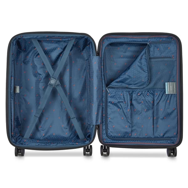 Delsey Elegance Expanderbar 66 cm resväska, blå