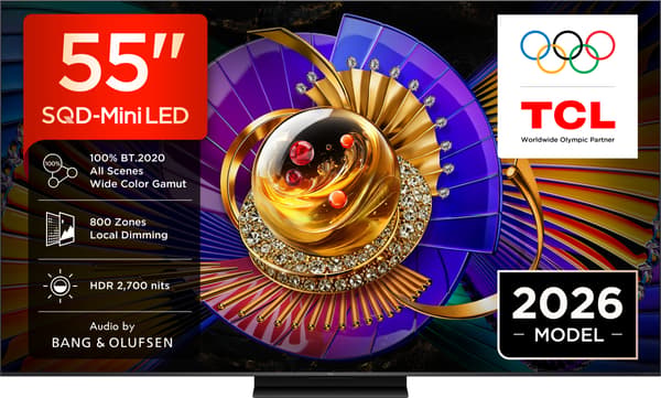 TCL 55" C7L  – 4K SQD Mini-LED Google TV