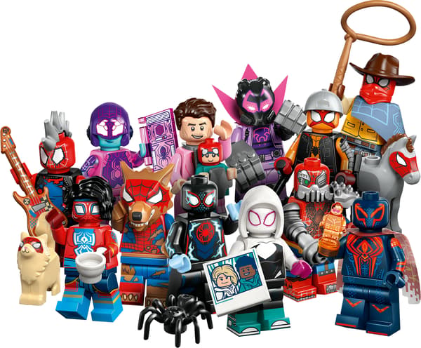 LEGO 71050 Minifigurer Spider-Man: Genom Spindelverse