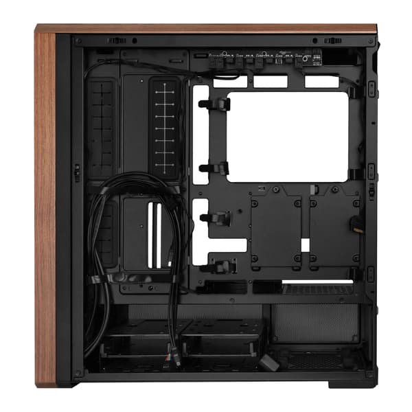 Lian Li Lancool 217 ATX-chassi, svart/valnöt