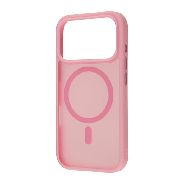 FoneKit MagSafe-kompatibelt Soft Touch skyddsfodral, iPhone 17 Pro Max, rosa