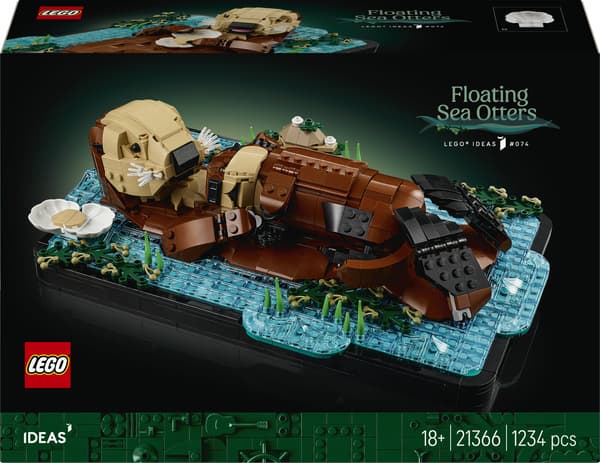 LEGO Ideas 21366 Flytande havsuttrar