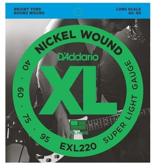 D'Addario EXL220 040 - 095 strängset för elbas