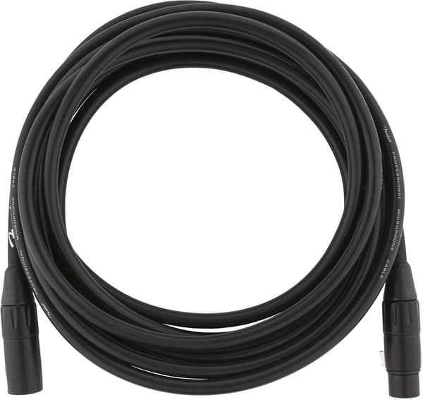 Fender Professional mikrofonkabel, 4,5 m, svart