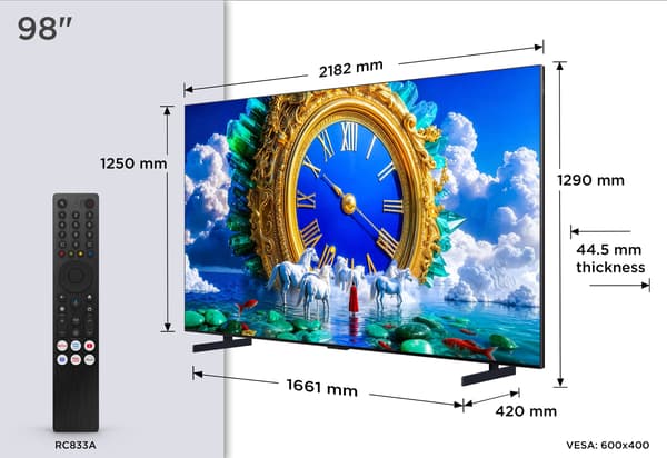 TCL 98" A400 – 4K QLED Google TV