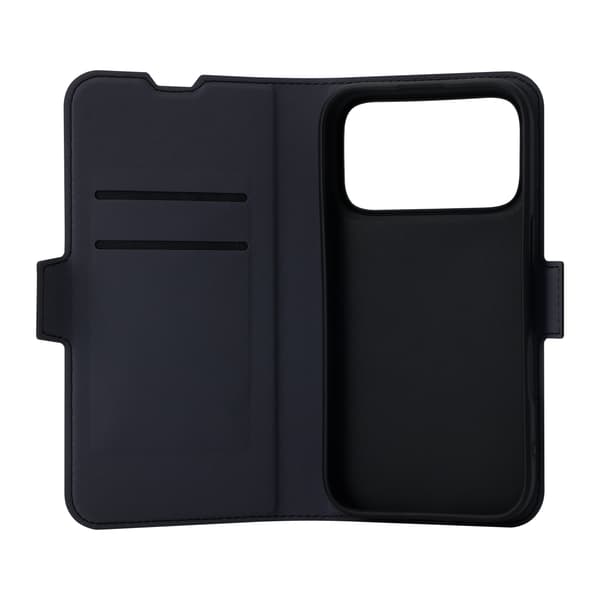 FoneKit MagSafe-kompatibelt BookCase skyddsfodral, iPhone 17 Pro, svart