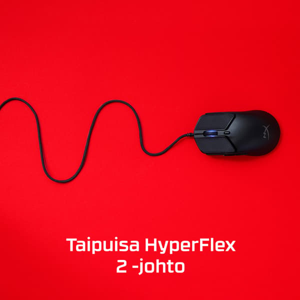 HyperX Pulsefire Haste 2 Gaming Mouse spelmus, vit