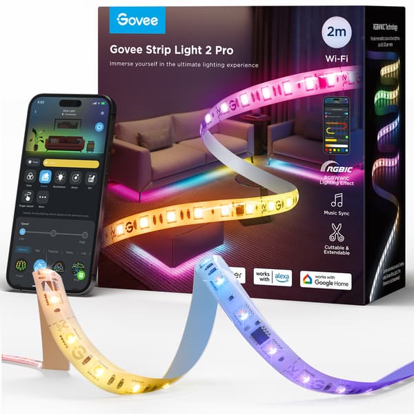 Govee Strip Light 2 Pro LED-ljusslinga, 5 m