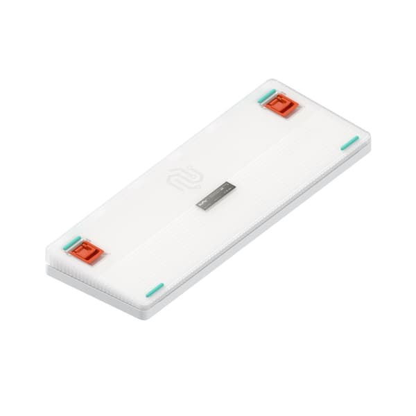 NuPhy Halo96 V2 mekaniskt tangentbord, Ionic White, Raspberry-brytare