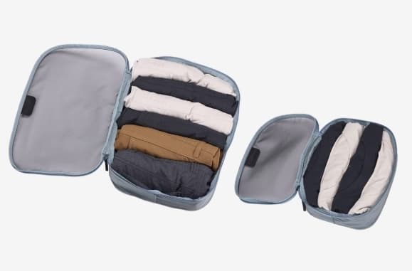 Thule Packing Cube Set Förpackningspåseset, storlekar S och M, Pond Gray