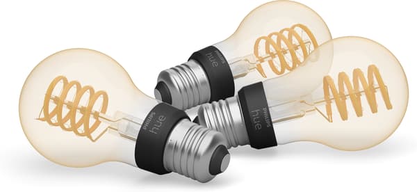 Philips Hue White Ambiance Filamet, E27, 3 st