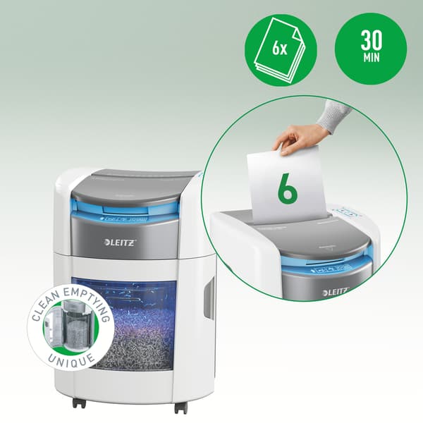 Leitz IQ OptiMax Home Office 150 automatisk dokumentförstörare, P5