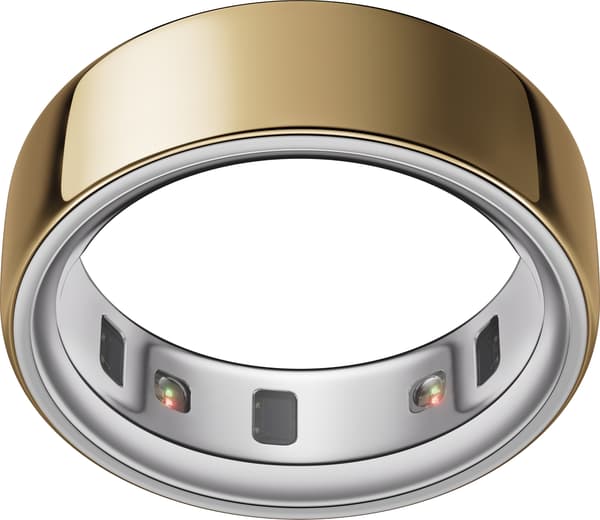 Oura Ring 4 smart ring, Gold, storlek 8