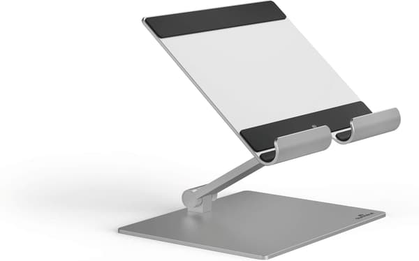 Durable Rise -tabletthållare, silver