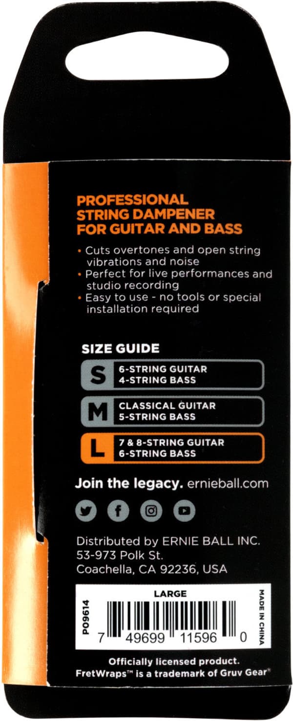 Ernie Ball Fretwrap Stor