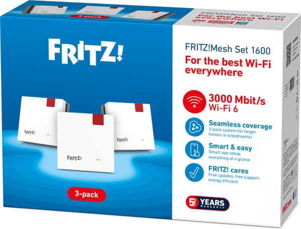 FRITZ!Mesh 1600 Mesh-system, 3-pack