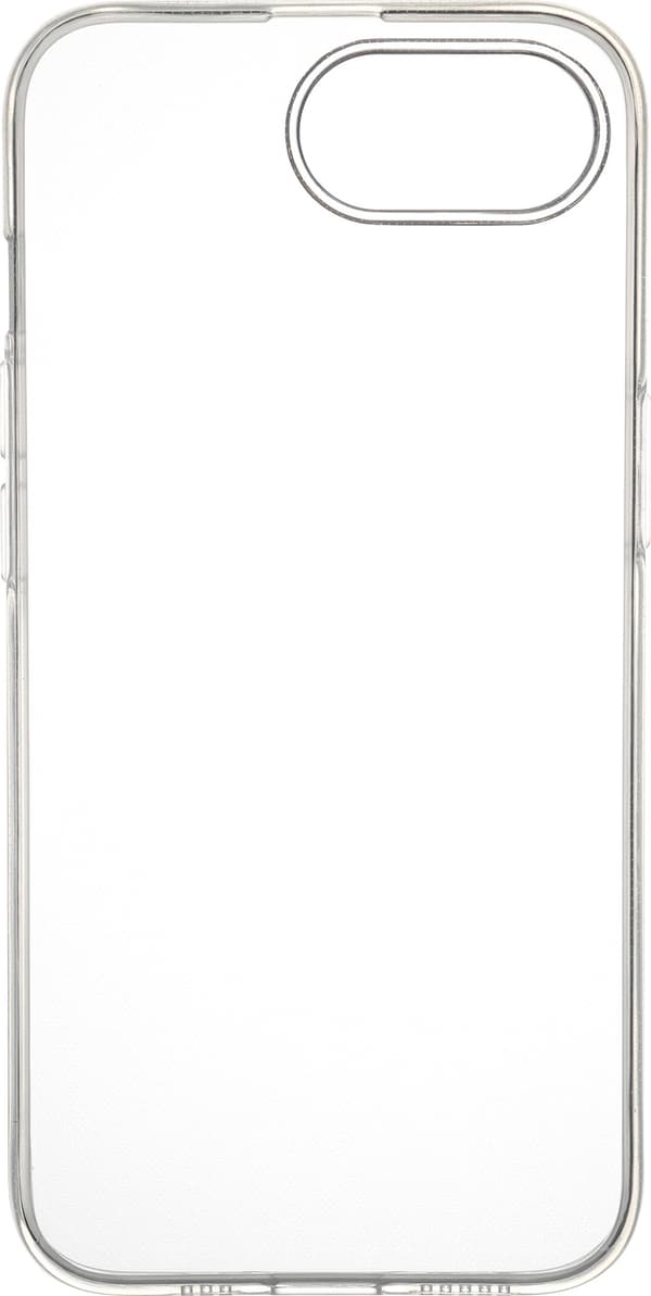 Fonekit silikonfodral, iPhone 16e, genomskinlig