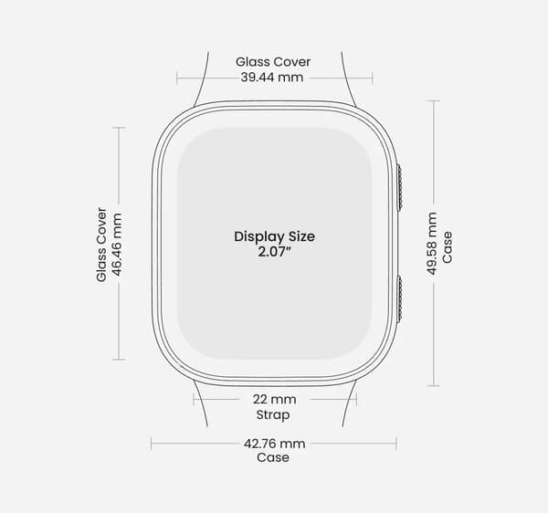 Amazfit Bip Max smartklocka, Silver