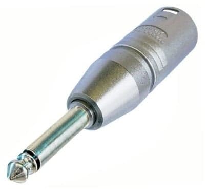 Neutrik XLR hane - 6,3 mm -adapter