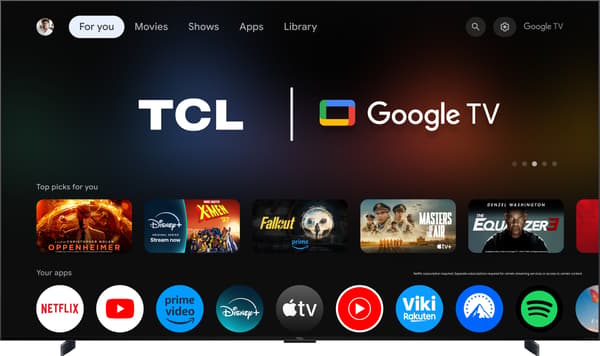 TCL 98" C7L – 4K SQD Mini-LED Google TV