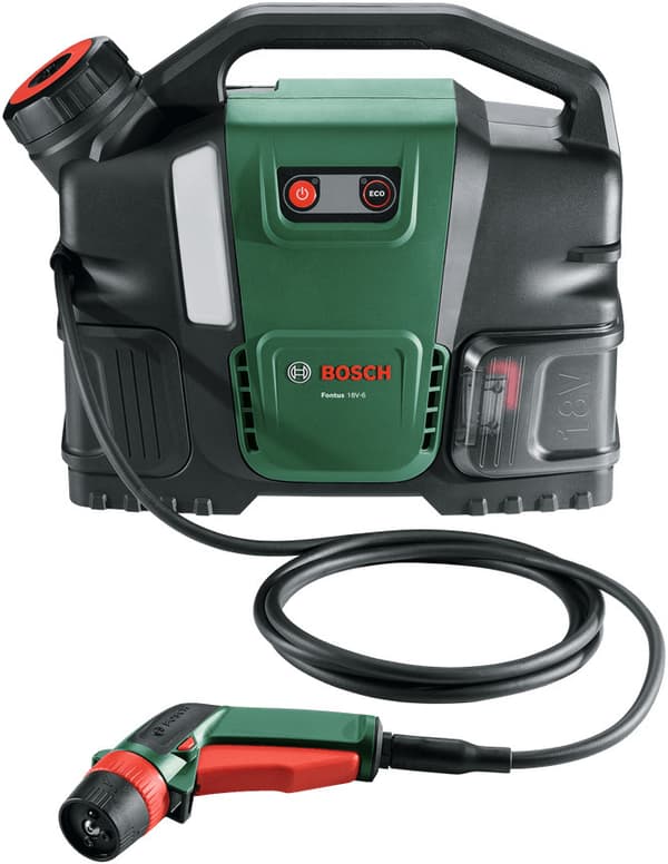 Bosch Fontus 18V-6 cykeltvätt batteridriven högtryckstvätt