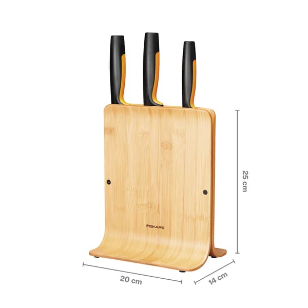 Fiskars Functional Form knivblock, bambu