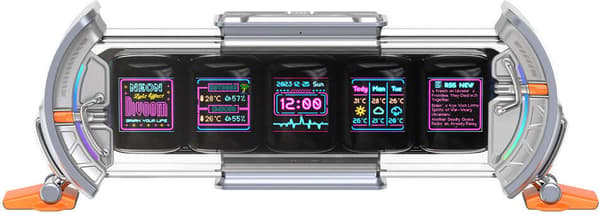 Divoom Times Gate II Cyberpunk-digitalur