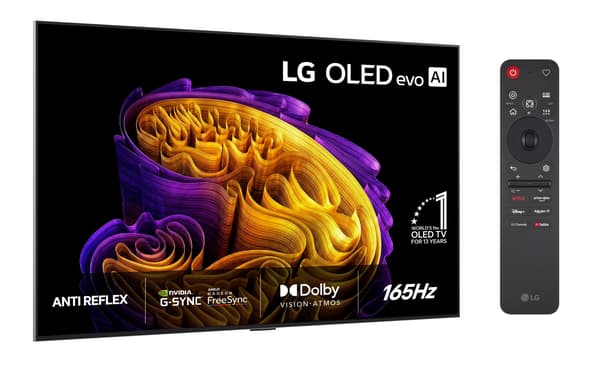 LG 65" OLED evo G6 – 4K TV med väggfäste