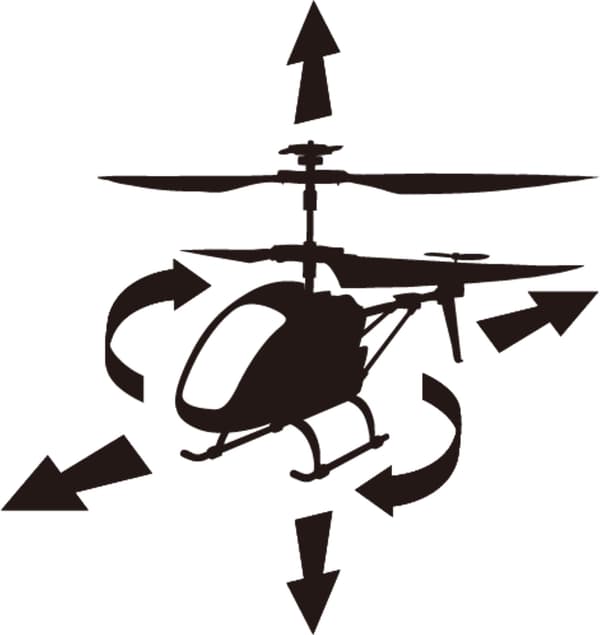 REVOLT Mini Heli fjärrstyrd helikopter