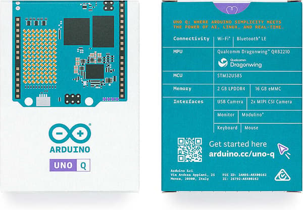 Arduino UNO Q 2G utvecklingskort