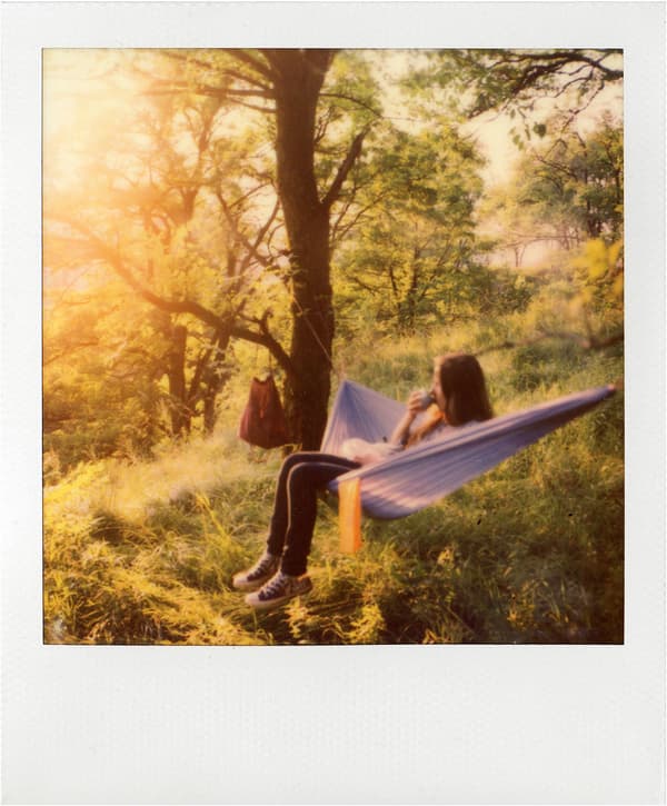 Polaroid SX-70 film, farverig