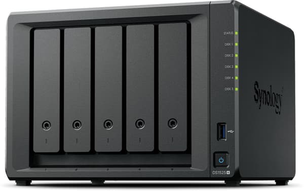 Synology DS1525+ nätverkslagringsserver