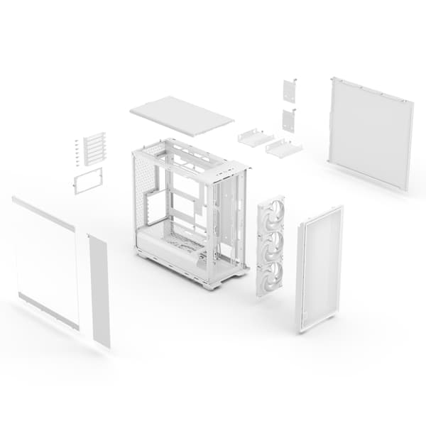 Fractal Design Epoch XL ATX-chassi med sidofönster, vit
