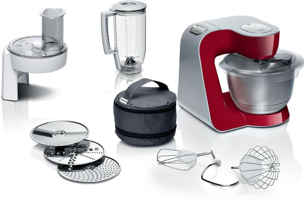Bosch MUM58720 köksmaskin, 3,9 l, röd