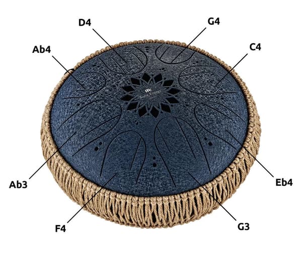 Medium oktav tongue drum, MOSTD2NB