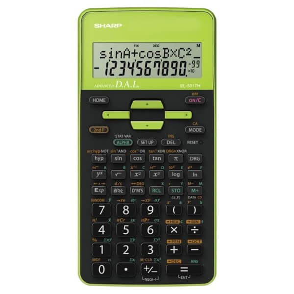 Sharp SH-EL531THBGR funktionsräknare