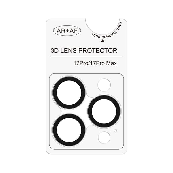 FoneKit kameralinsskydd, iPhone 17 Pro / 17 Pro Max, transparent