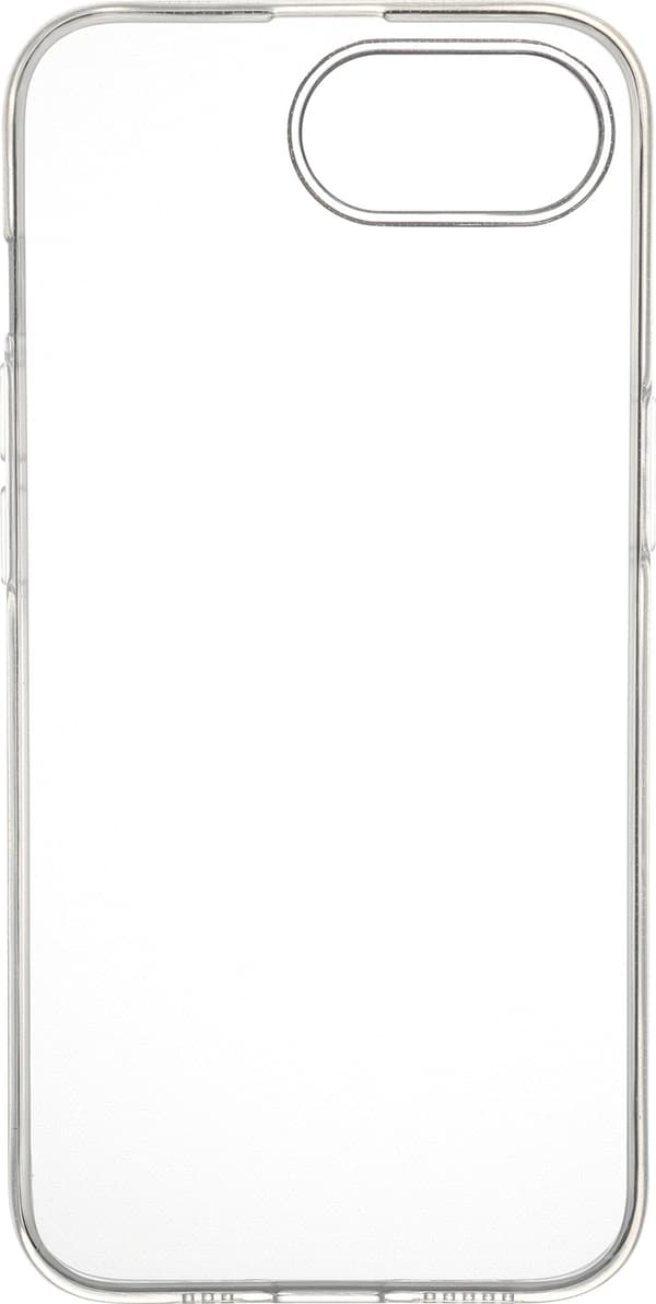 Fonekit silikonfodral, iPhone 16e, genomskinlig