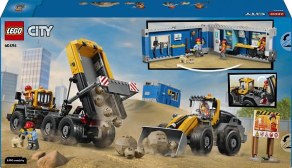 LEGO City Stora Fordon 60494 – Tippbil och frontlastare
