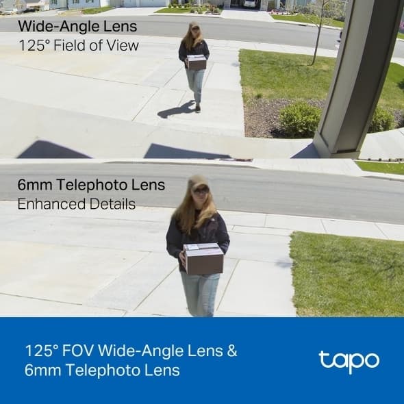 TP-Link Tapo C246D dubbla övervakningskamera för utomhusbruk