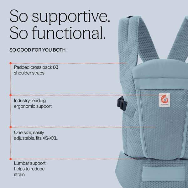 Ergobaby Omni Lite Mesh bärsele, Slate Blue