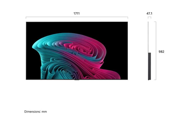 LG 77" OLED evo C6 – 4K TV (C64)
