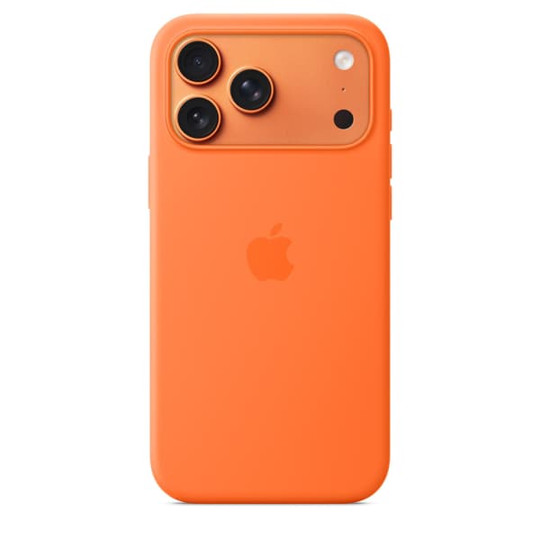 Apple iPhone 17 Pro Max MagSafe-silikonskal, orange