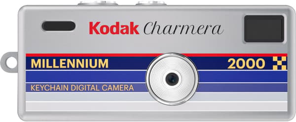Kodak Charmera Millennium Edition nyckelringsdigitalkamera, sortiment