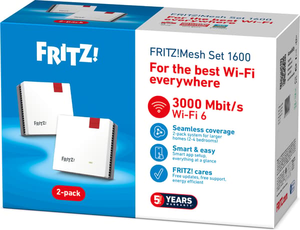 FRITZ!Mesh 1600 Mesh-system, 2-pack