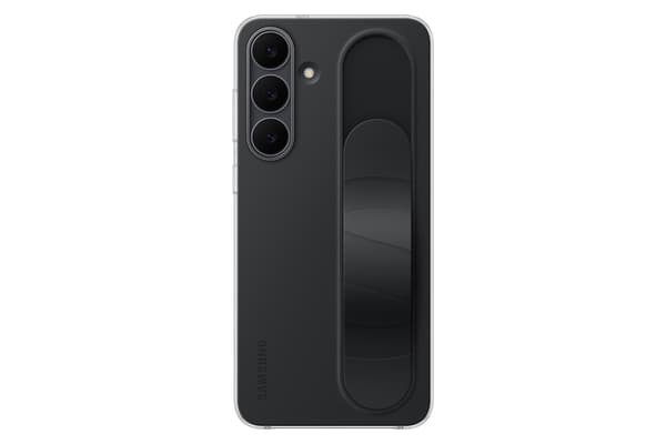 Samsung Galaxy S25 FE Stående Grepp skyddsfodral, svart