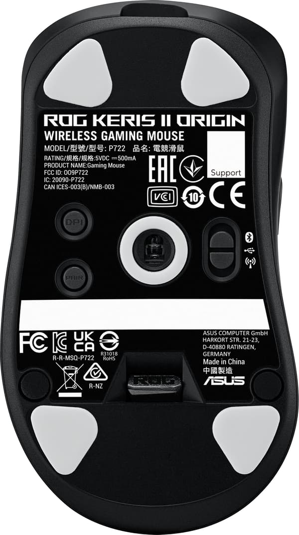 Asus ROG Keris II Origin trådlös spelmus, svart